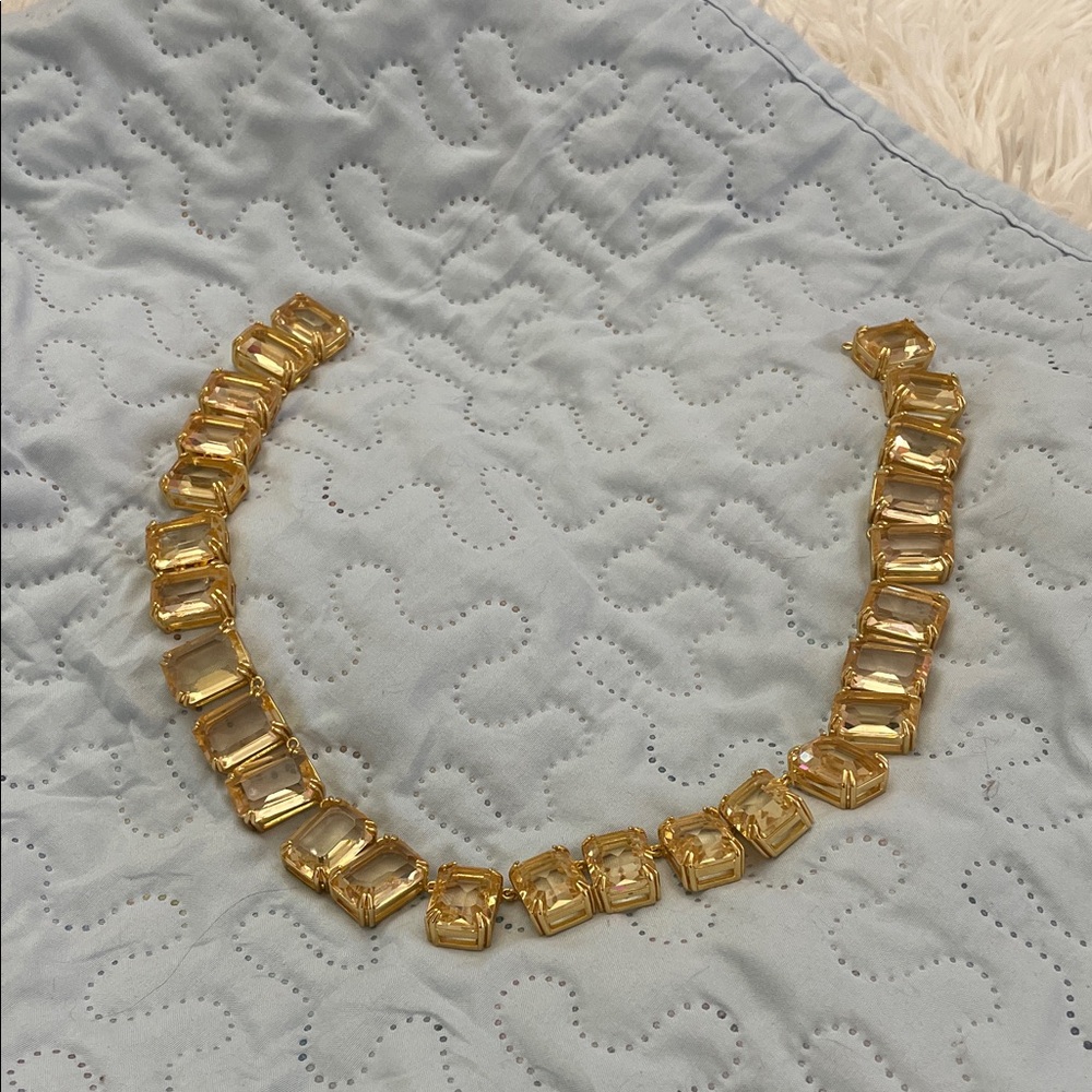 Swarovski Millenia Elegant Gold-Toned Necklace